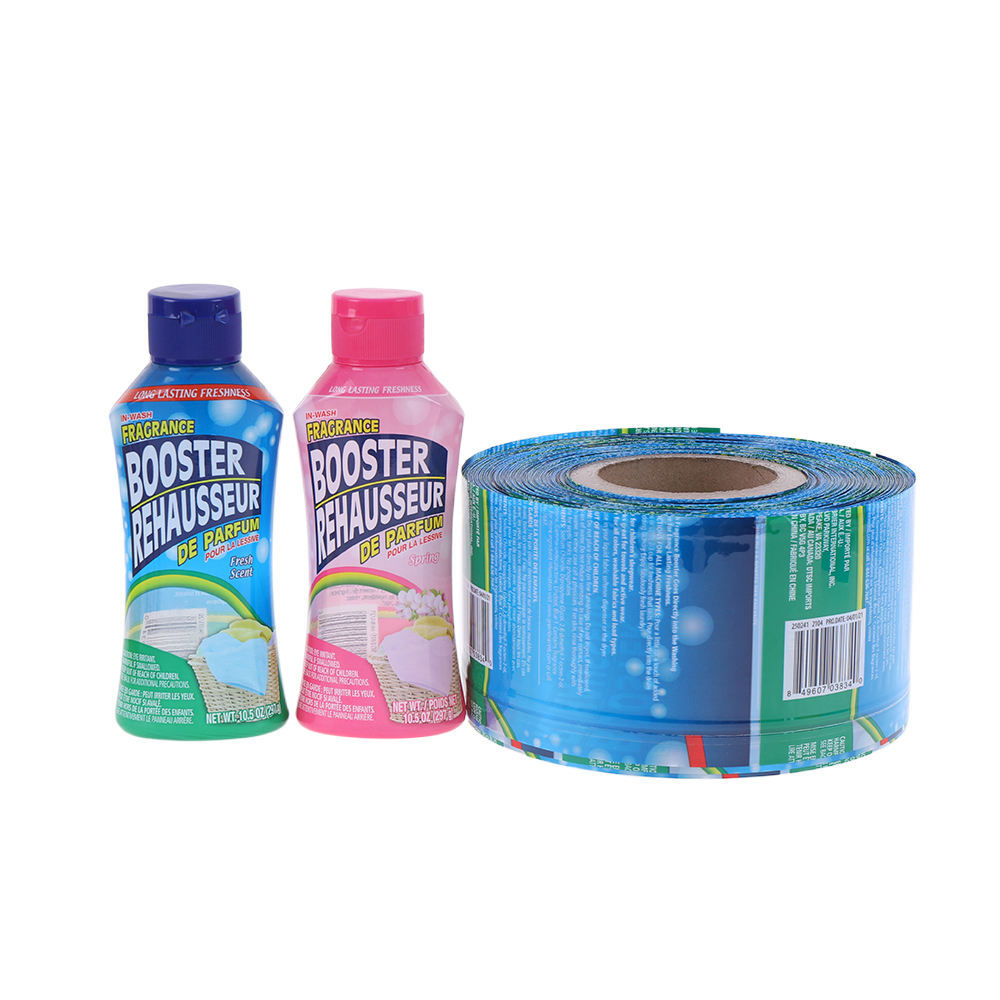 shrink sleeve label for shampoo bottle