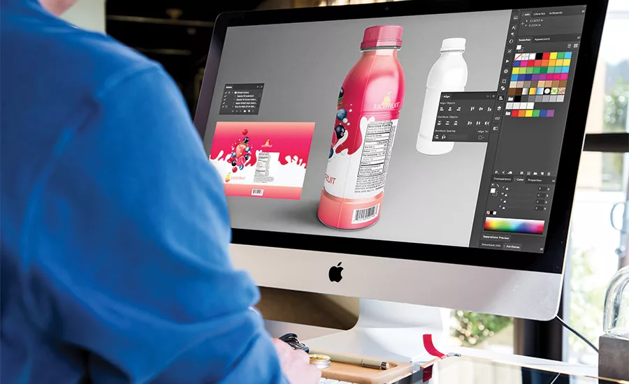 custom printed shrink label films