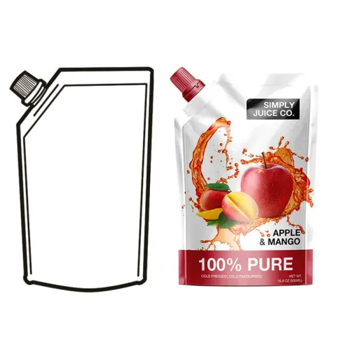 Recyclable Drink Pouches - Eco-friendly Spout Pouch for Liquid