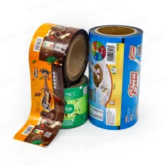 Matt OPP Laminating Film PE PET CPP BOPP Plastic Roll Stock Packaging