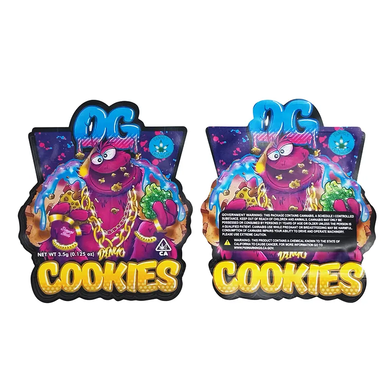 Child Resistant Smell Proof Mylar Bags for Cannabis