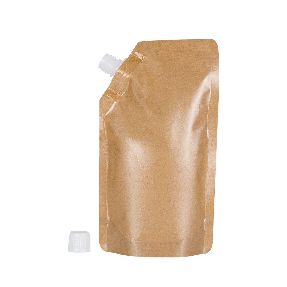 PCR spout pouch for liquid packaging supplier