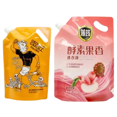 PCR spout pouch for liquid packaging supplier
