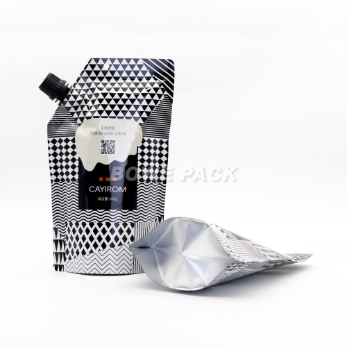 PCR spout pouch for liquid packaging supplier