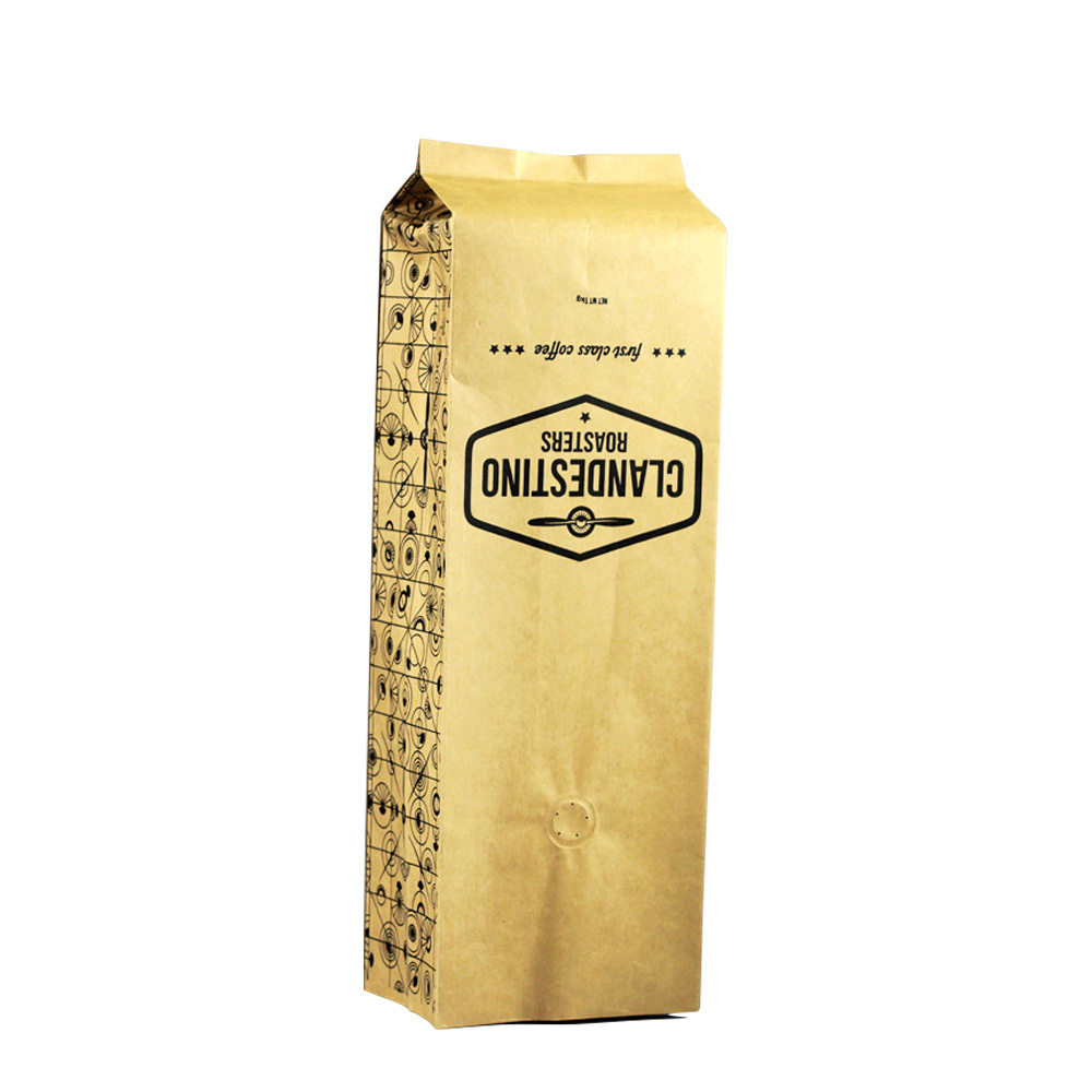Vented side gusset bags for coffee wholesale
