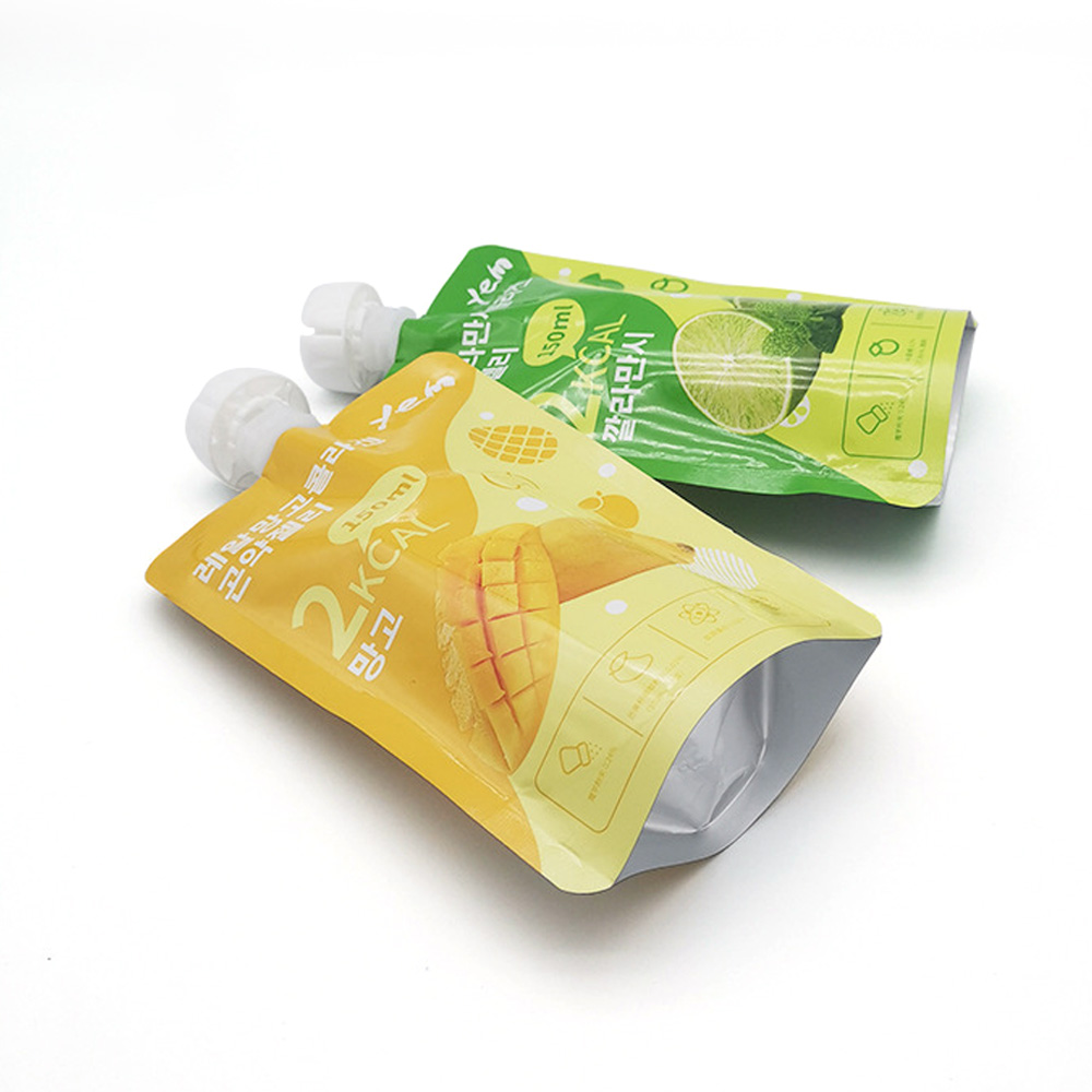 Custom 150ml Liquid Spout Bags Wholesale for Juice Packaging