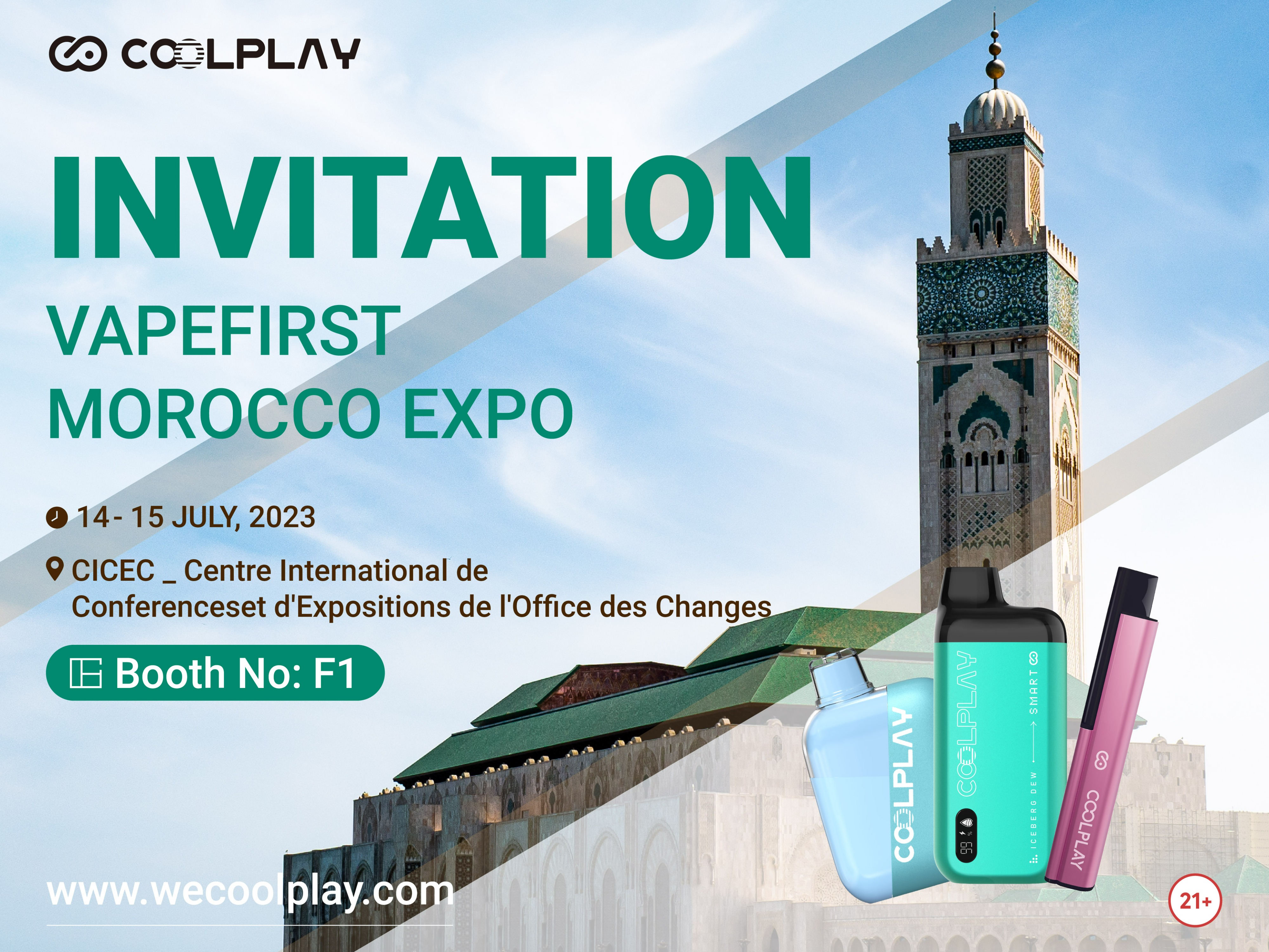 COOLPLAY VAPEXPO INVITATION