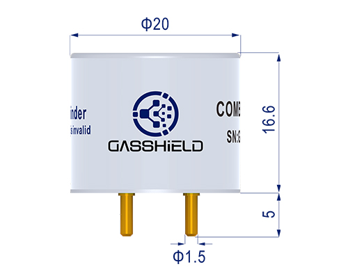 UGT-F5 Anti silicon toxic combustible gas sensor