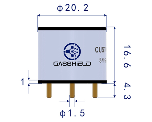 UGT-E4-H2S Hydrogen Sulfide Gas Sensor
