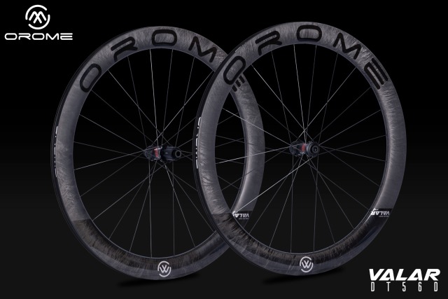 OROME VALAR DT56D Carbon Road Disc Brake Wheelsets, Disc Brake Carbon Wheels. Superlight Carbon Disc Brake Wheelsets