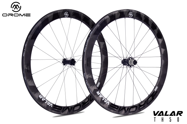 OROME VALAR TH50 Carbon Road Rim Brake Wheelsets, Rim Brake Carbon Wheels. Superlight Carbon Rim Brake Wheelsets