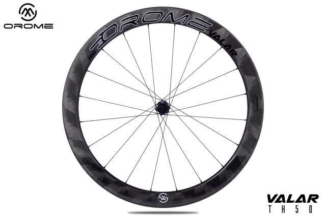 OROME VALAR TH50 Carbon Road Rim Brake Wheelsets, Rim Brake Carbon Wheels. Superlight Carbon Rim Brake Wheelsets