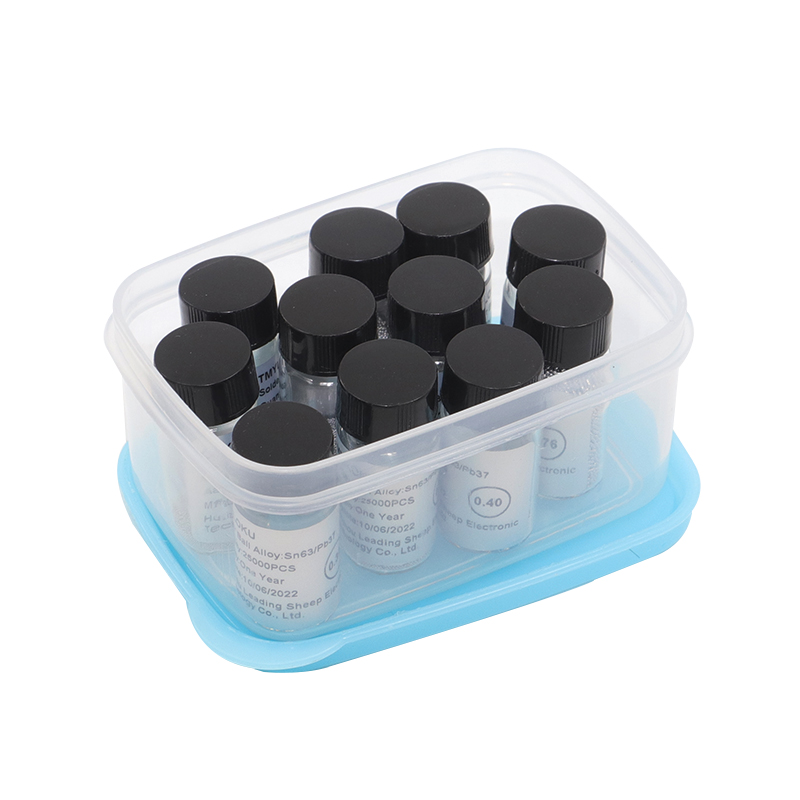 Lead solder balls' introduction