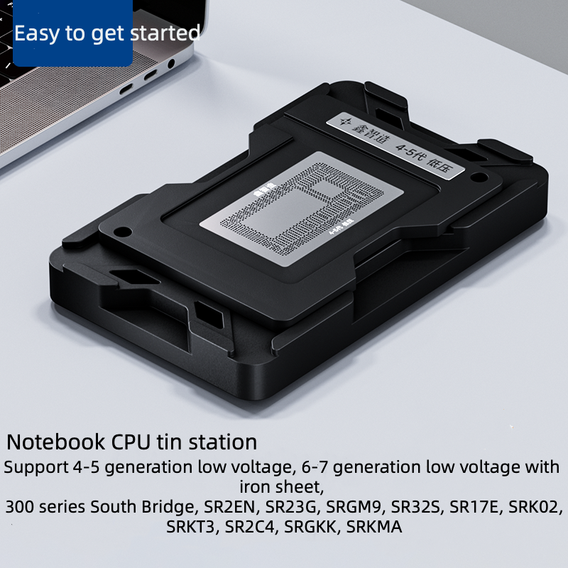 14 In1 Tin Planting Platform Laptop CPU SRKMA SRGKK SRK02 Reballing Station Kit And Stencils Magnetism Lock Repair Jigs Fixtures