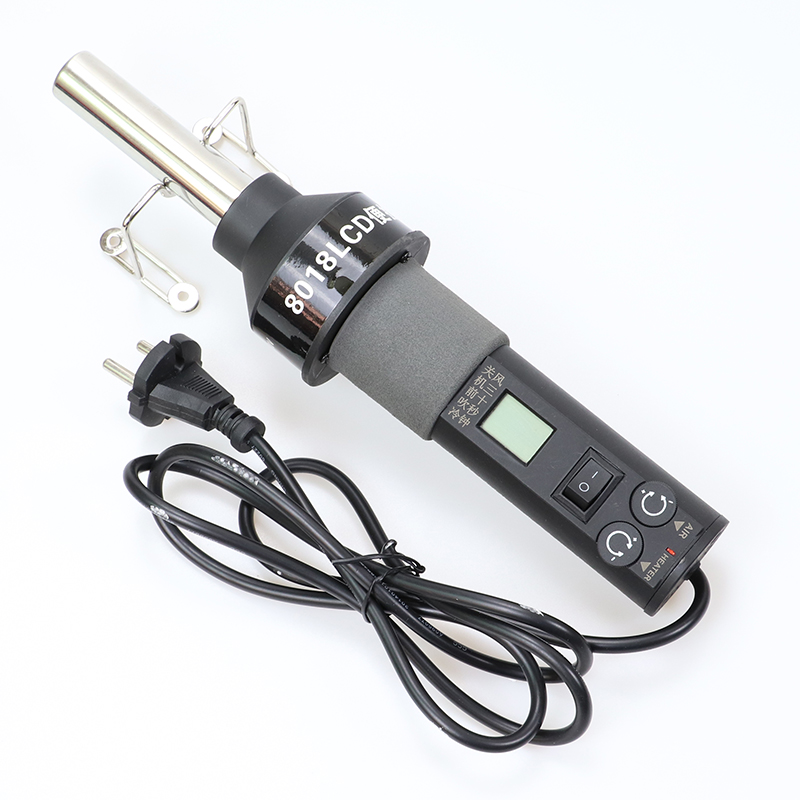 8018LCD heat gun 8858 portable temperature control air gun temperature control digital air gun 110v/220v
