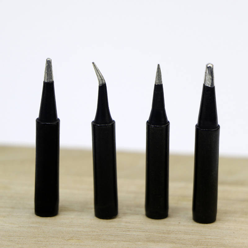 936 lead-free environmental soldering iron tip 900M-T series black diamond knife head pointed horseshoe flat head welding nozzle