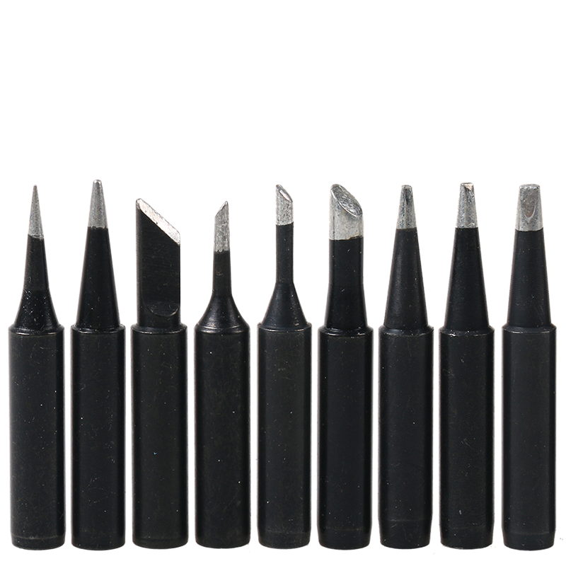 936 lead-free environmental soldering iron tip 900M-T series black diamond knife head pointed horseshoe flat head welding nozzle