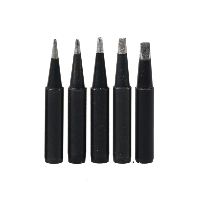 936 lead-free environmental soldering iron tip 900M-T series black diamond knife head pointed horseshoe flat head welding nozzle