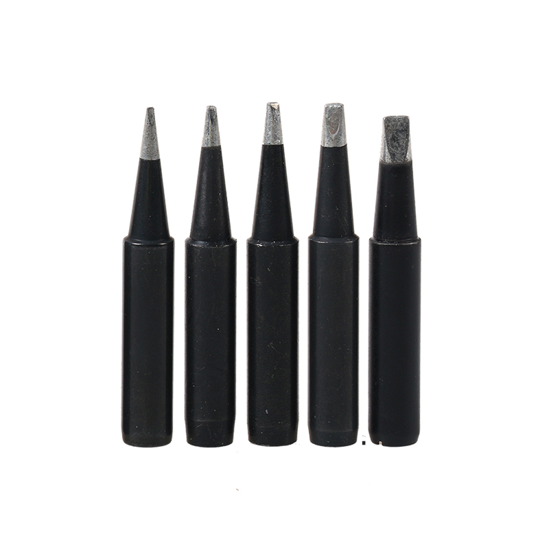 936 lead-free environmental soldering iron tip 900M-T series black diamond knife head pointed horseshoe flat head welding nozzle