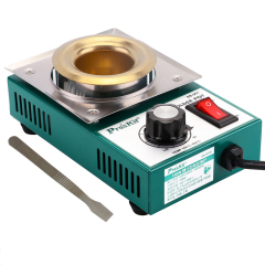 Taiwan Baogong 150w-300w adjustable temperature lead-free solder furnace tin pot immersion tin furnace environmental protection melting small tin furnace hot solder wire