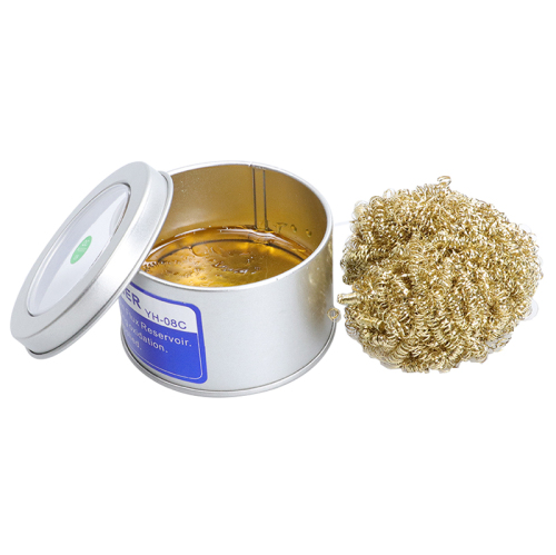 Yihua YH-08B YH-08C Soldering Iron Tip Cleaning Ball Base Soldering Iron Nozzle Wire Cleaner Rosin Cleaning Ball