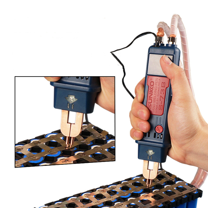 73B Integrated Spot Welding Pen DIY Electric Vehicle 18650 Battery Pack Carry Trigger Switch in Your Hand