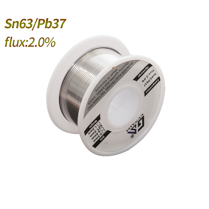 50g high purity solder wire rosin solder wire 0.6 0.8 1.0 lead low temperature melting point soldering tip solder