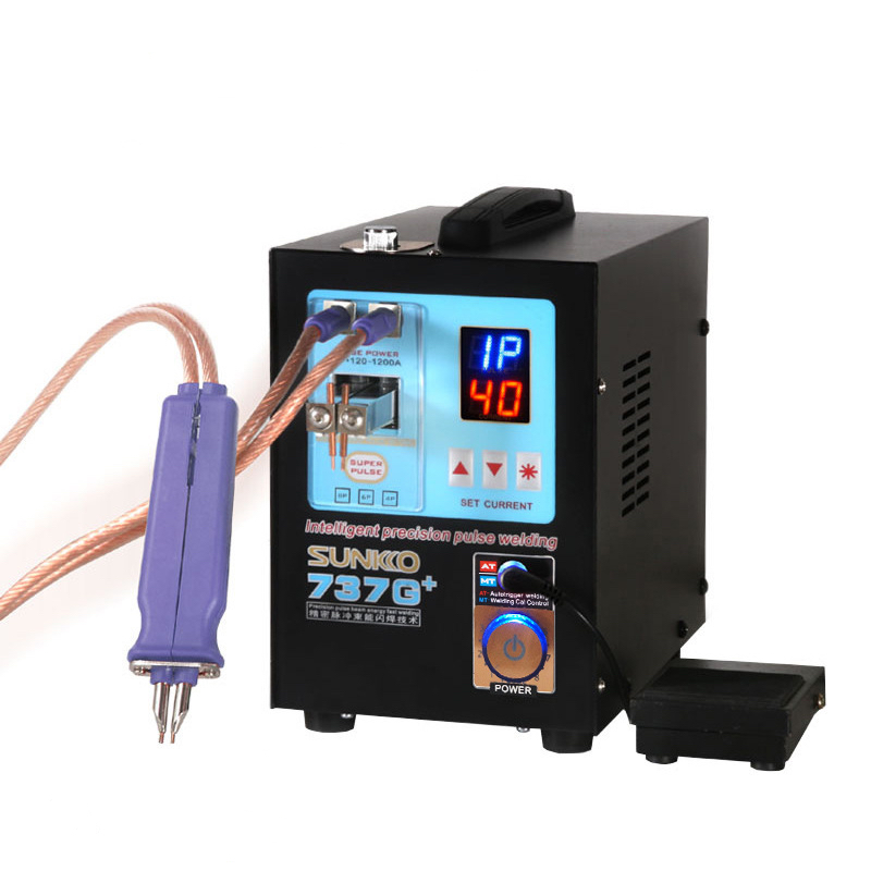 SUNKKO 737G+ intelligent fine welding large battery pack DIS induction handheld dual-function battery spot welding machine