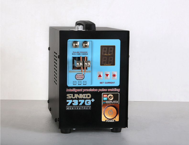SUNKKO 737G+ intelligent fine welding large battery pack DIS induction handheld dual-function battery spot welding machine
