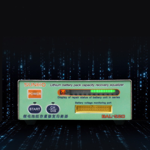 SUNKKO-520 ternary iron-lithium battery pack balance repair instrument differential pressure repairer electric vehicle battery balance board