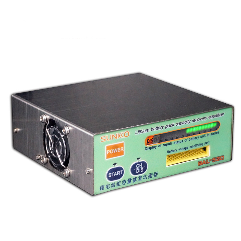 SUNKKO-520 ternary iron-lithium battery pack balance repair instrument differential pressure repairer electric vehicle battery balance board
