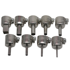 BGA universal 850 nozzle round head heat gun nozzle square nozzle steel mesh desoldering typhoon nozzle