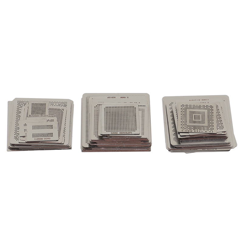 110pcs direct heating steel mesh BGA notebook desktop general steel mesh CPU ball planting net mobile phone tin mesh