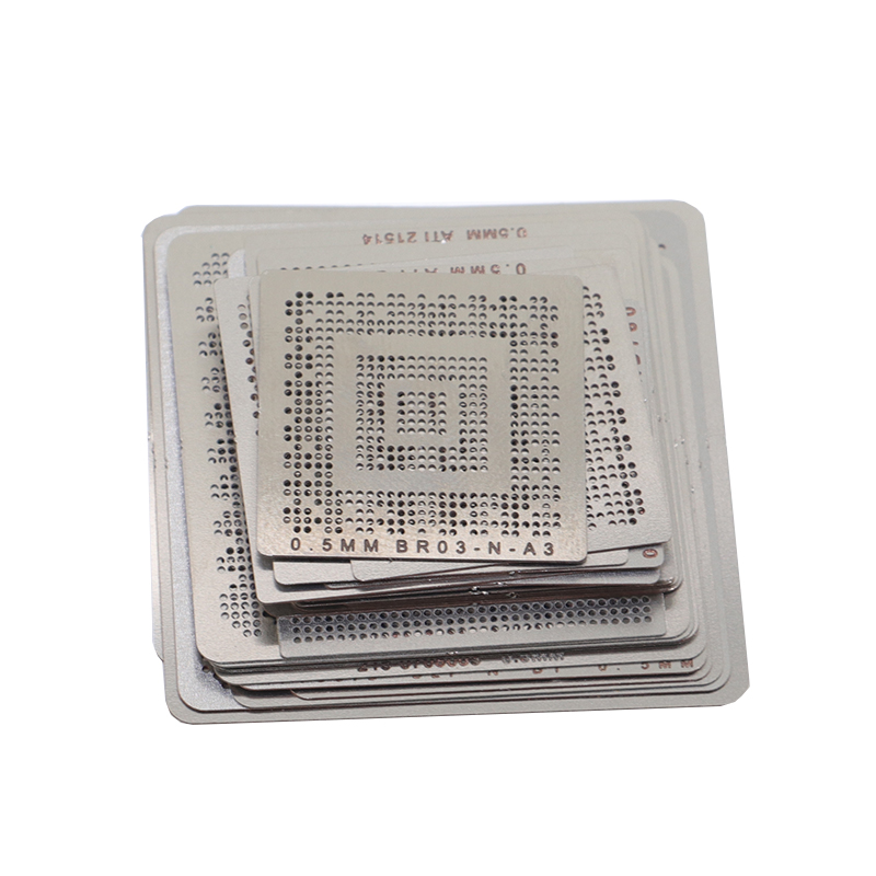 110pcs direct heating steel mesh BGA notebook desktop general steel mesh CPU ball planting net mobile phone tin mesh