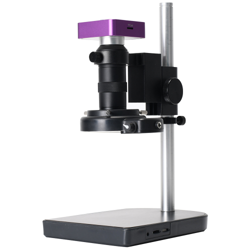 51MP HDMI-Compatible USB Digital Microscope Camera set with 100X Zoom Lens 56LED Ring Light Stereo Stand