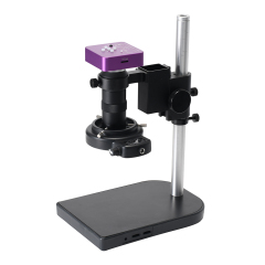 51MP HDMI-Compatible USB Digital Microscope Camera set with 100X Zoom Lens 56LED Ring Light Stereo Stand