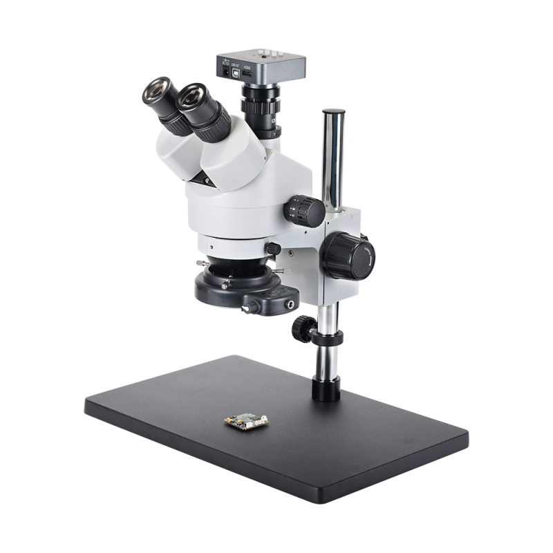 48MP HDMI Digital USB Microscope Camera 3.5X-90X Simul-Focal Trinocular Stereo Microscope Soldering PCB Jewelry Repair Kit