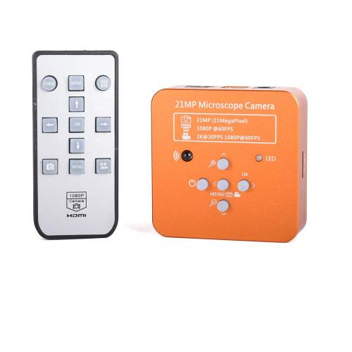 21MP 1080P 60FPS 2K Full HD HDMI USB Electronic Industry Microscope Camera Digital Magnifier for PCB Repair Examine Gems