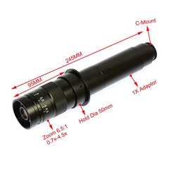 Full Set 21MP 1080P 60FPS 2K Full HD HDMI USB C-Mount Electronic Industry Microscope Camera Digital Magnifier for PCB Repair