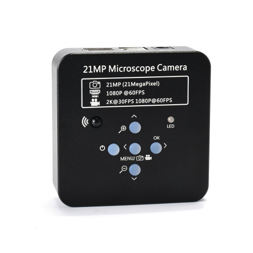Full Set 21MP 1080P 60FPS 2K Full HD HDMI USB C-Mount Electronic Industry Microscope Camera Digital Magnifier for PCB Repair