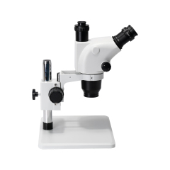 optional 6.5-65x Trinocular Stereo Microscope Continuous Zoom Metal Stand set Working Distance 110mm,for for PCB Analyse Repair