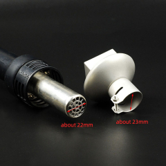 850 heat gun BGA titanium alloy nozzle BGA chip ball planting welding air gun head BGA rework nozzle