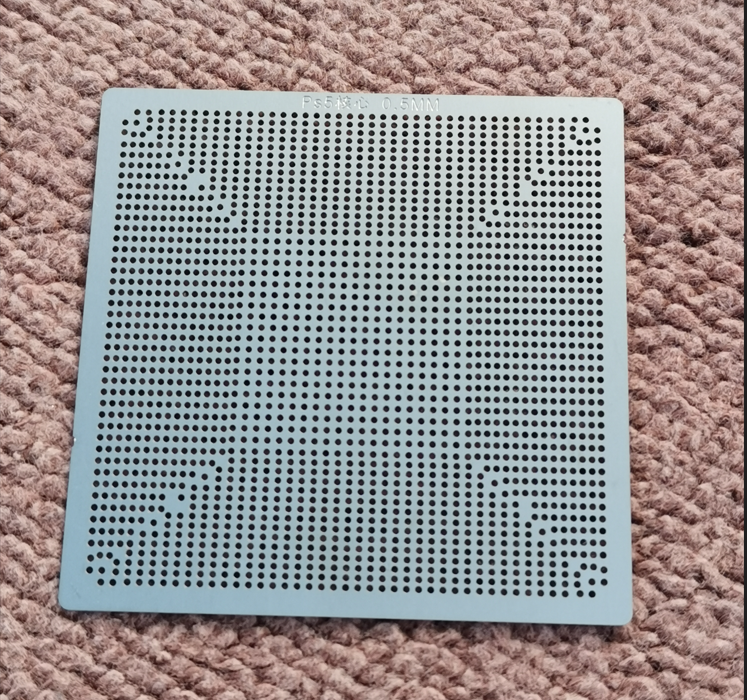 CXD90060GG Ball Flocking Stencil PS5 Graphics Card GPU Flocking Stencil for Sony Gaming Console GPU Stencil