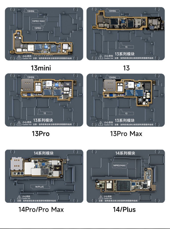 L2023 Intelligent Desoldering Station for iPhone X-14PM Android Motherboard BGA IC Chip Stencil Phone Repair Tools
