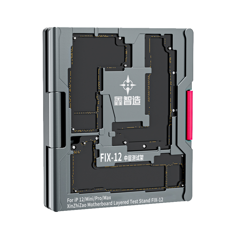 4 In 1 Motherboard Layered Test Fixture for iPhone 12/12Pro/12Pro Max/12 Mini Logic Board Diagnostic Tester Frame