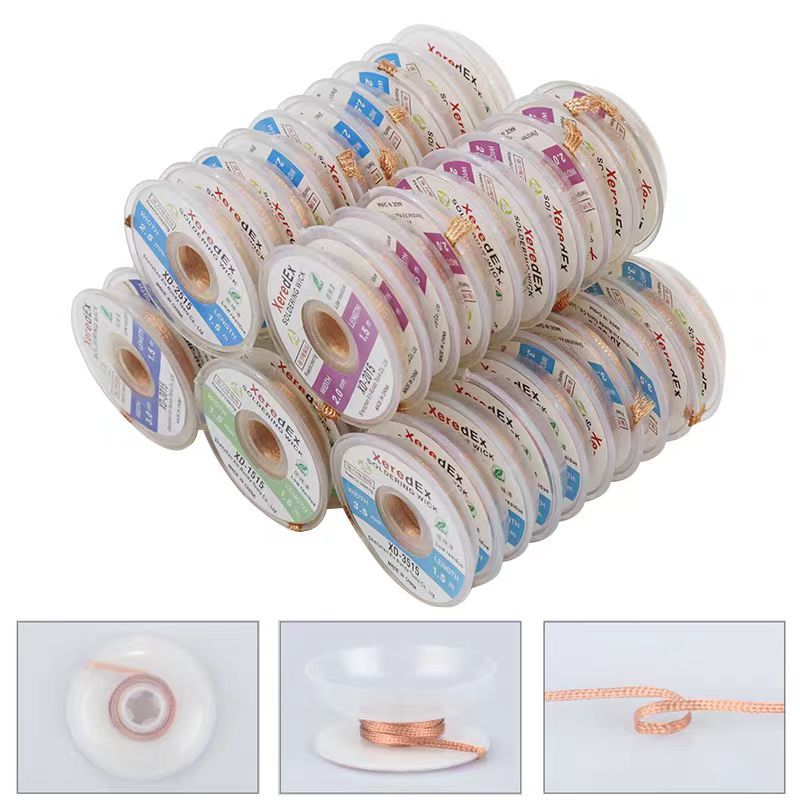 Tin-absorbing wire tin-absorbing copper tape 2015 de-tinning remove suction line computer cell phone home appliance repair motherboard desoldering