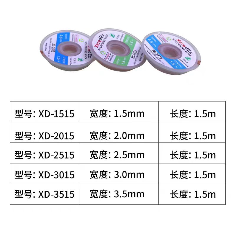 Tin-absorbing wire tin-absorbing copper tape 2015 de-tinning remove suction line computer cell phone home appliance repair motherboard desoldering