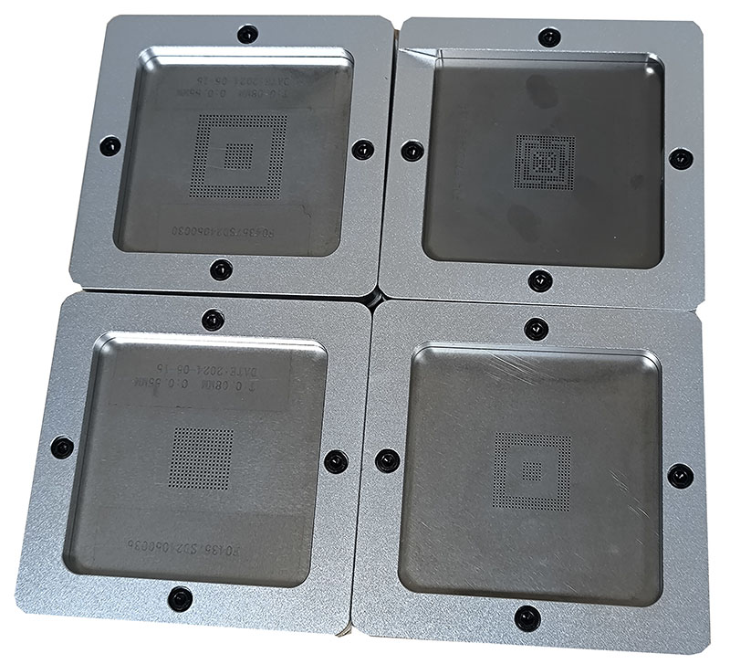 BCM6755 reballing kit for BGA chip repair machine customize