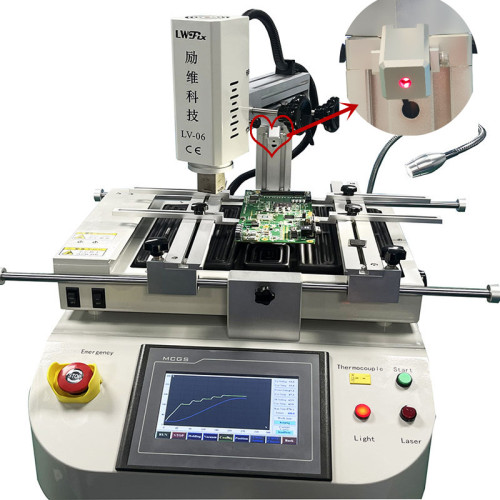 Laser positioning bga reballing machine TV PS4 laptop mobile IC repairing tools BGA rework station price LV-06
