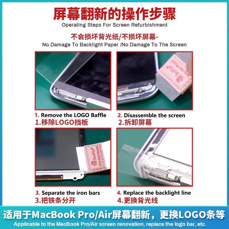 Refurbish LCD, Repair Flexgate tool S-F401